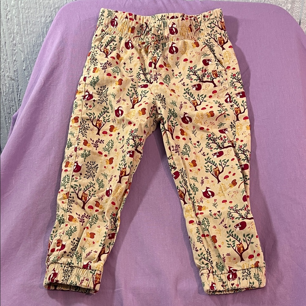 5 for $10 💜 Garanimals Forest Print Pants Size 3T